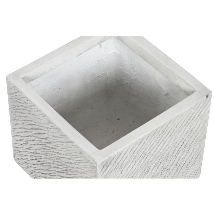 Macetero Terraza Y Jardin DKD Home Decor Gris 37 x 31.5 x 37 cm Set de 4 2 Macetero Terraza Y Jardin DKD Home Decor Gris 37 x 31.5 x 37 cm Set de 4 2
