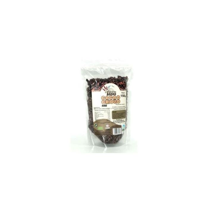 EL ORO DE LOS ANDES Nibs de Cacao Criollo Eco 150 g