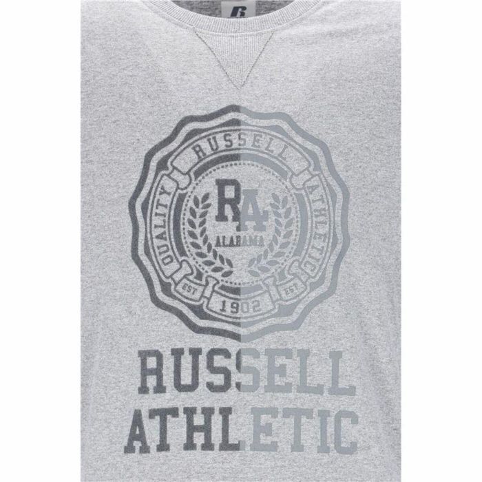 Camiseta de Manga Larga Hombre Russell Athletic Collegiate Gris claro 1 Camiseta de Manga Larga Hombre Russell Athletic Collegiate Gris claro 1