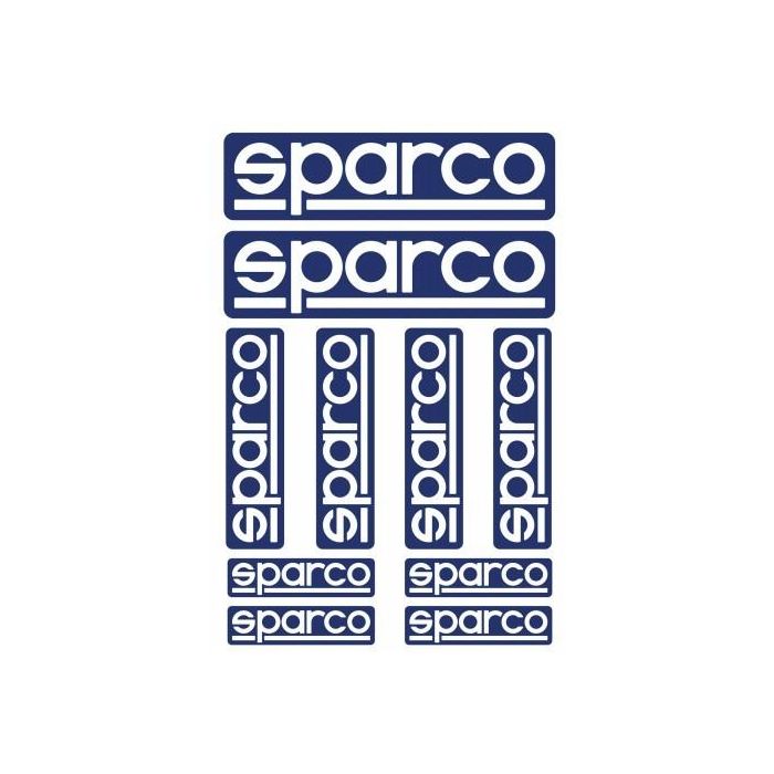 Kit De 10 Sparco Pegatinas S09003 Kit De 10 Sparco Pegatinas S09003