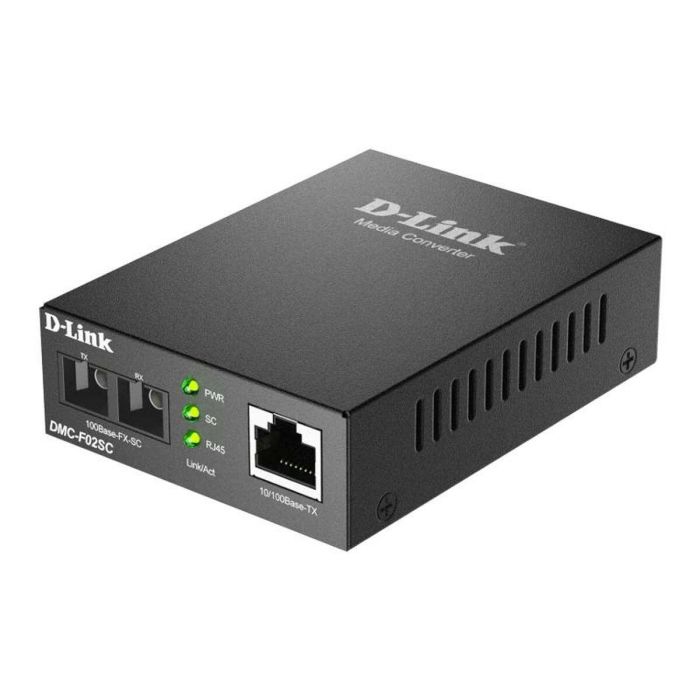 D-Link Convertidor Fibra Dmc-F02Sc, 100 Mbit/s, 10Base-T/100Base-TX a 100Base-FX, Negro 6 D-Link Convertidor Fibra Dmc-F02Sc, 100 Mbit/s, 10Base-T/100Base-TX a 100Base-FX, Negro 6