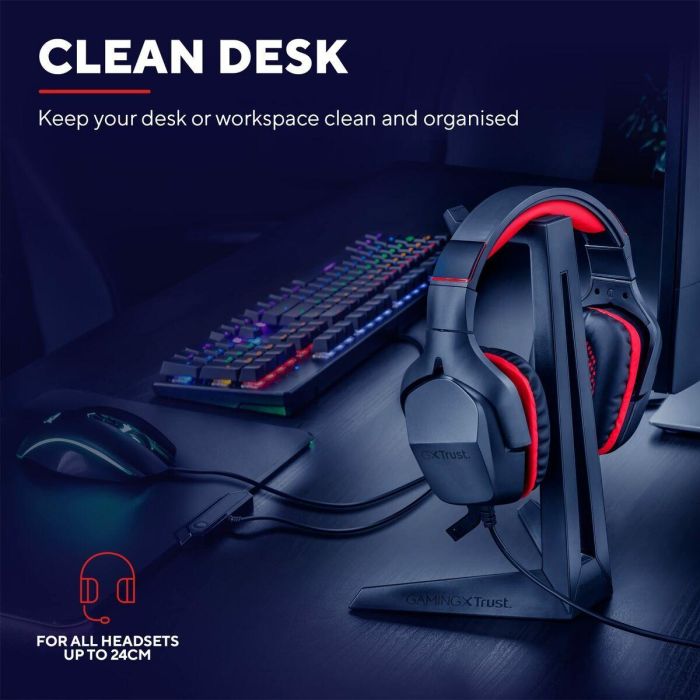 Soporte para Auriculares Gaming Trust GXT 260 Cendor Negro 29