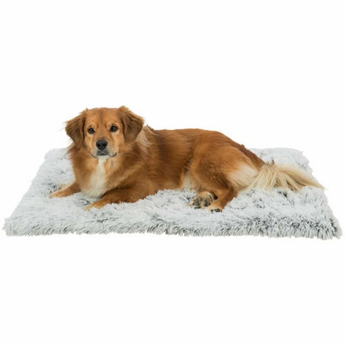 Alfombra para perros Trixie Blanco Negro Gris Felpa 75 × 55 cm 9