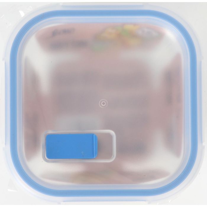 Inde Fiambrera Cuadrada con Tapa Hermética "Boho" 14 x 14 cm (12 Unidades)