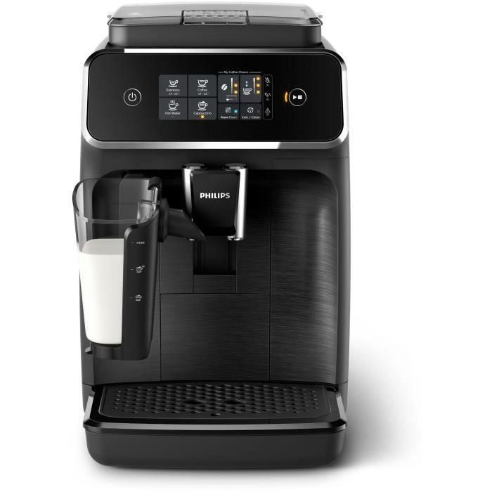 Philips EP2230/10 Máquina de Café Espresso Automática Serie 2200, Pantalla Táctil, 3 Bebidas, Negro Mate 1