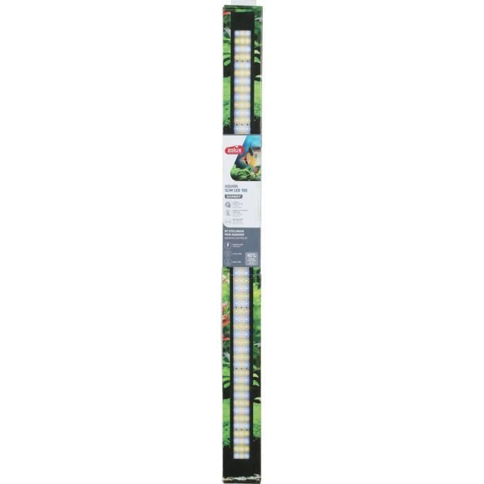 Tira de iluminación - Zolux - LED delgado regulable - Ajustable y adaptable como reemplazo de un tubo de neón T8 o T5 - 100 cm Tira de iluminación - Zolux - LED delgado regulable - Ajustable y adaptable como reemplazo de un tubo de neón T8 o T5 - 100 cm