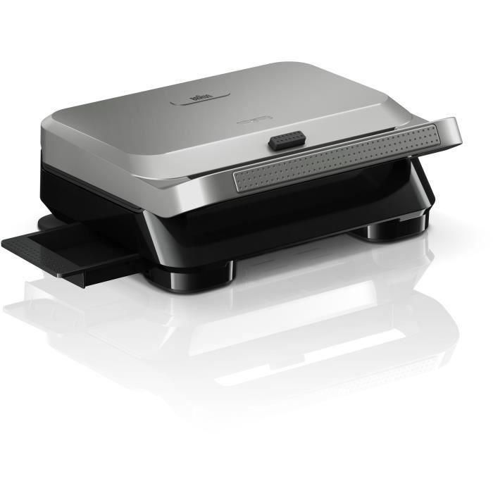 Parrilla - BRAUN - Sandwichera 5 SM5005 - 800 W - Acero inoxidable / Negro 2 Parrilla - BRAUN - Sandwichera 5 SM5005 - 800 W - Acero inoxidable / Negro 2