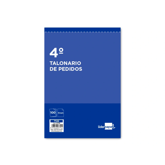 Liderpapel Talonario Pedidos Cuarto Original 122 1