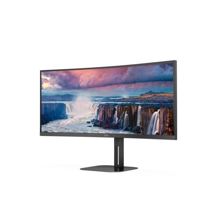 Monitor Profesional Ultraparonámico Curvo AOC CU34V5C/BK 34"/ WQHD/ Multimedia/ Negro 1 Monitor Profesional Ultraparonámico Curvo AOC CU34V5C/BK 34"/ WQHD/ Multimedia/ Negro 1