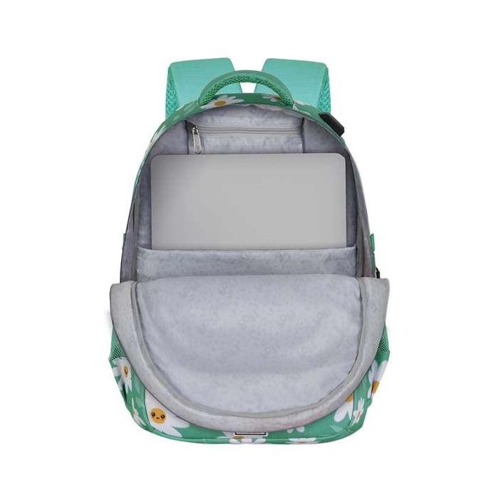 Karactermania Mochila OMP! Run. Plus FAN Blooming 44x34x21 cm, Gran Capacidad, 3 Compartimentos, Puerto USB, Ripstop, Turquesa 4 Karactermania Mochila OMP! Run. Plus FAN Blooming 44x34x21 cm, Gran Capacidad, 3 Compartimentos, Puerto USB, Ripstop, Turquesa 4