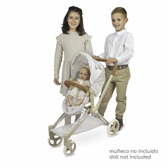 Decuevas Coche de Muñeca Plegable 3 en 1 Verona para Muñecas hasta 50 cm, 79x65x38 cm, Recomendado +3 años 6
