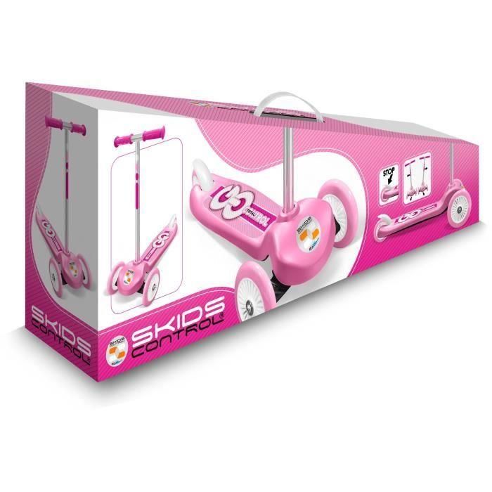 Patinete de 3 ruedas con dirección - STAMP - SKIDS CONTROL - Rosa 4 Patinete de 3 ruedas con dirección - STAMP - SKIDS CONTROL - Rosa 4