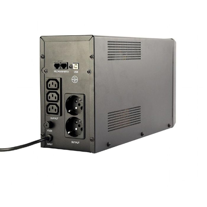 Gembird EG-UPS-035 UPS Sistema de Alimentación Ininterrumpida Línea Interactiva 2 kVA 1200W 5 Salidas AC Torre Negro 2 Gembird EG-UPS-035 UPS Sistema de Alimentación Ininterrumpida Línea Interactiva 2 kVA 1200W 5 Salidas AC Torre Negro 2