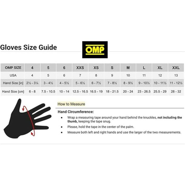 Guantes OMP OMPKB0-2751-A01-020-XL XL 1