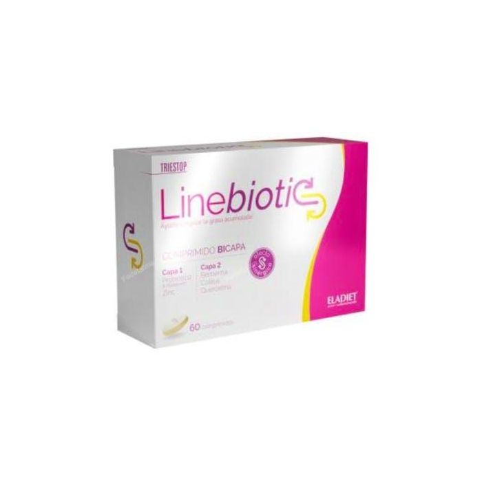 ELADIET Triestop Linebiotic 60 Comprimidos - Control de Peso y Metabolismo con Probióticos y Zinc