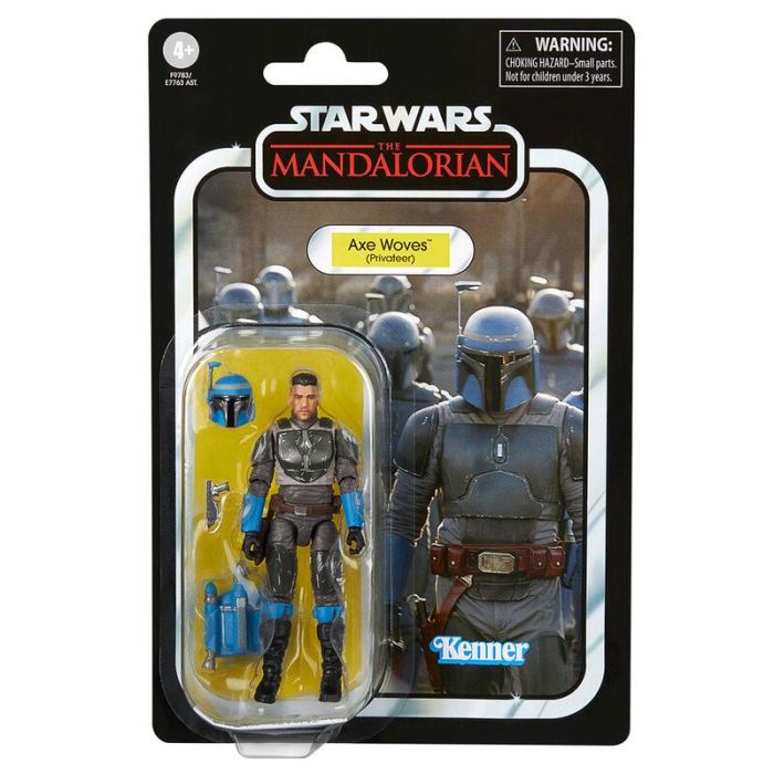 HASBRO Figura Axe Woves Privateer Star Wars The Vintage Collection articulada 9,5cm con accesorios The Mandalorian