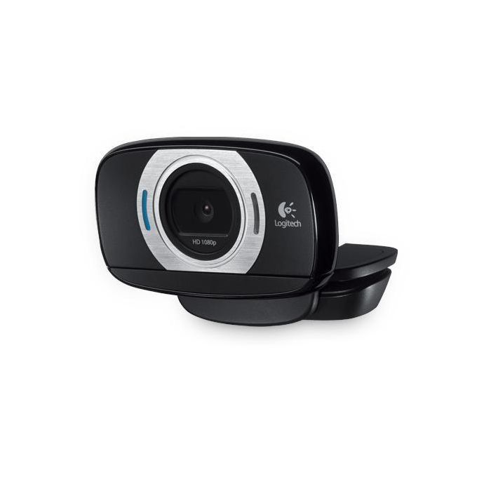 Logitech C615 Webcam Full HD 1080p con Autofoco, 8MP/2MP, USB 2.0, Color Negro