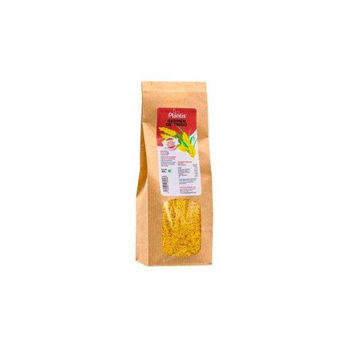 Plantis Germen de Trigo con alto contenido en fibra 400 Gr para mezclar con zumos, leche, ensaladas, sopas o yogur