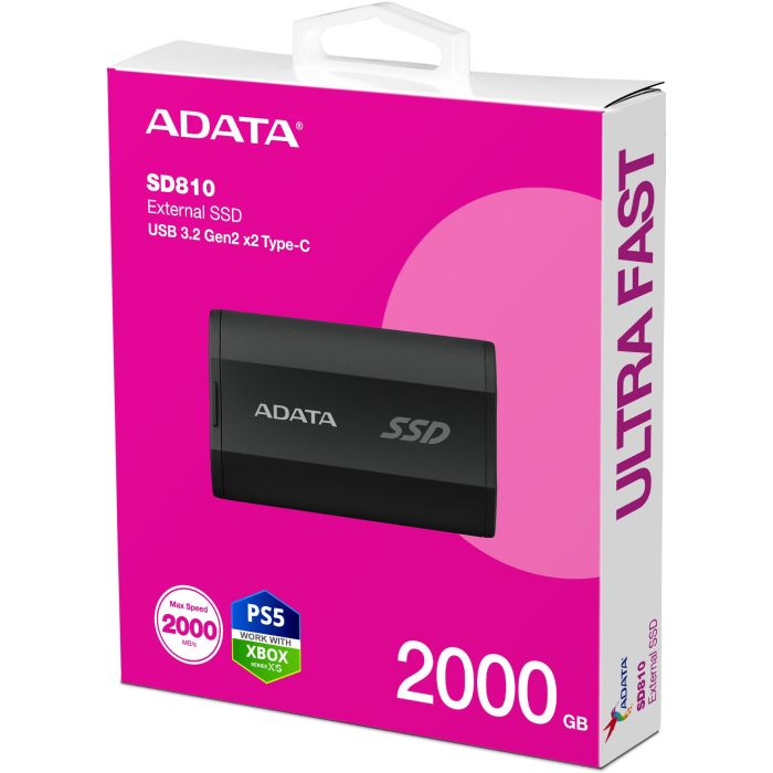 ADATA SD810 SSD Externo 2TB USB 3.2 Gen2x2 2000MB/s Lectura/Escritura, IP68 Resistente Agua y Polvo, Grado Militar Antigolpes 5 ADATA SD810 SSD Externo 2TB USB 3.2 Gen2x2 2000MB/s Lectura/Escritura, IP68 Resistente Agua y Polvo, Grado Militar Antigolpes 5