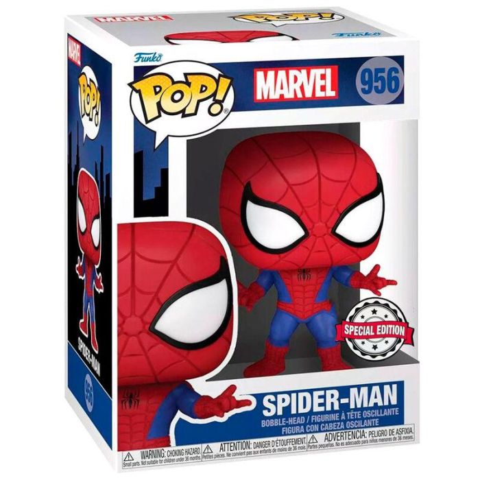 Funko Pop! 58871 Figura Coleccionable Spiderman Serie Animada Clásica Marvel Edición Especial 9 cm 0 Funko Pop! 58871 Figura Coleccionable Spiderman Serie Animada Clásica Marvel Edición Especial 9 cm 0