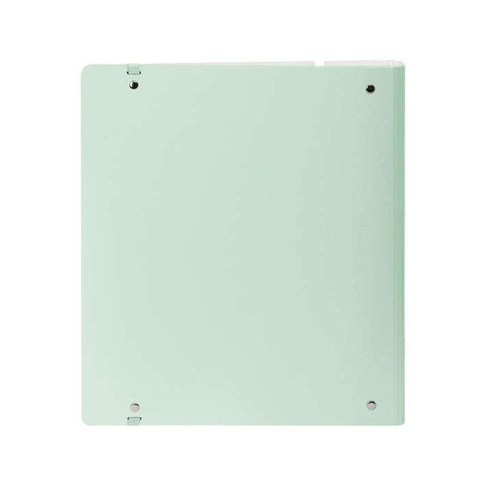 Carpeta Con Recambio Safta Din A4 Cuadro 5 mm Polipropileno Foam 4 Anillas 35 mm Verde Claro 1 Carpeta Con Recambio Safta Din A4 Cuadro 5 mm Polipropileno Foam 4 Anillas 35 mm Verde Claro 1