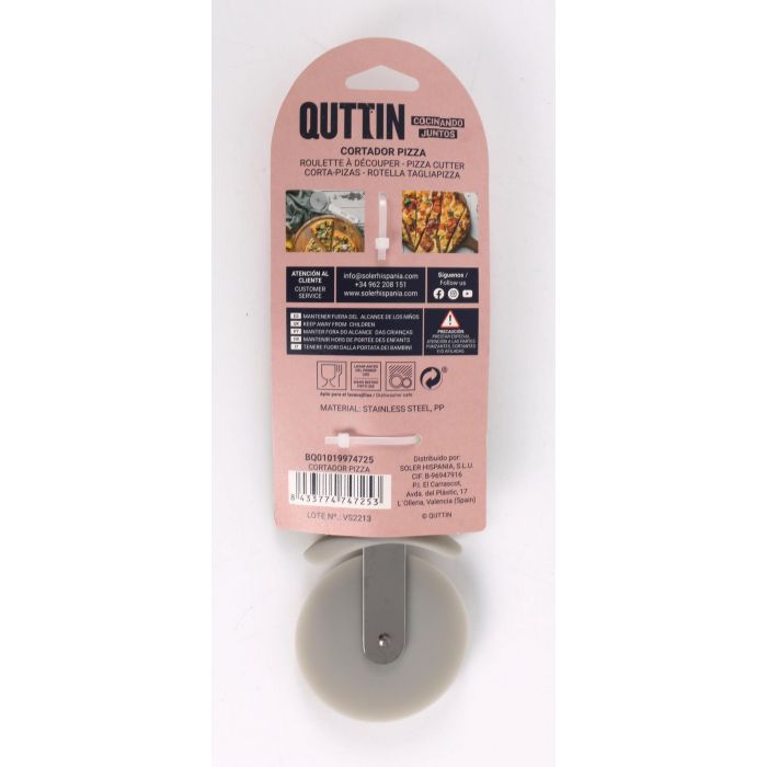 Cortador de Pizza Quttin - Ideal para cortar pizzas con precisión (24 Unidades) 7 Cortador de Pizza Quttin - Ideal para cortar pizzas con precisión (24 Unidades) 7