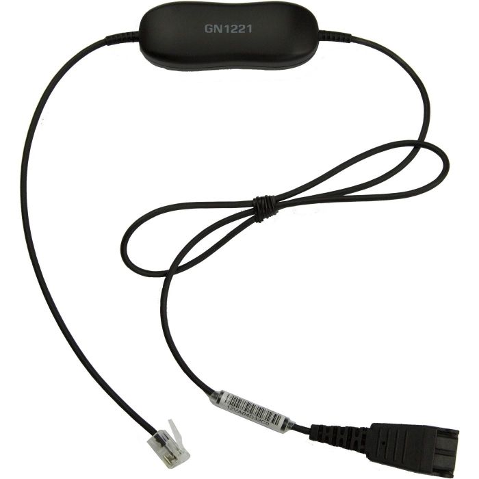 Jabra Smart Cord QD a RJ9 Recto 0.8m con Configurador 8 Posiciones para Headset STD Variants