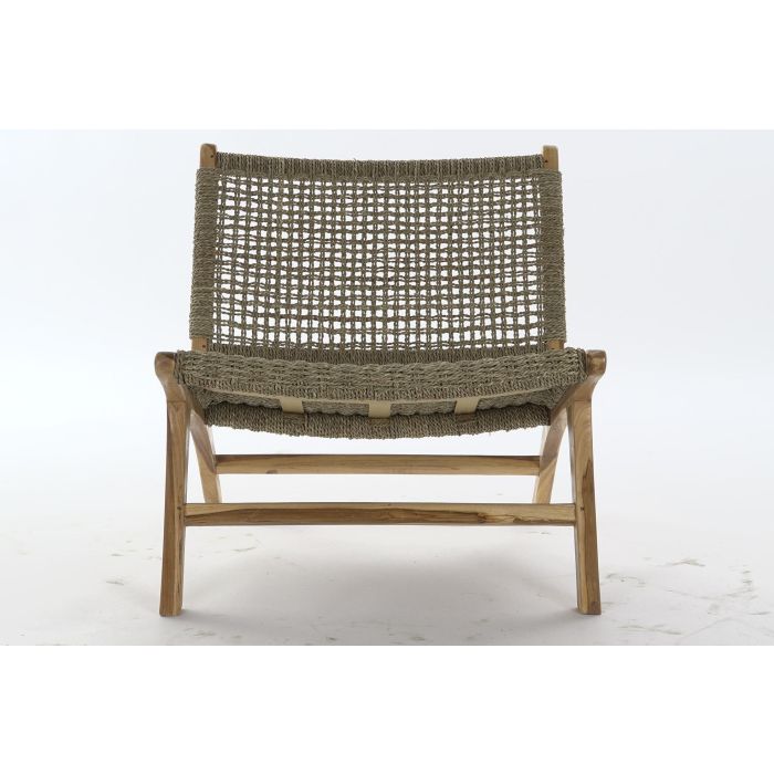 Butaca DKD Home Decor Marrón Natural Madera Teca 65 x 80 x 68 cm 5 Butaca DKD Home Decor Marrón Natural Madera Teca 65 x 80 x 68 cm 5