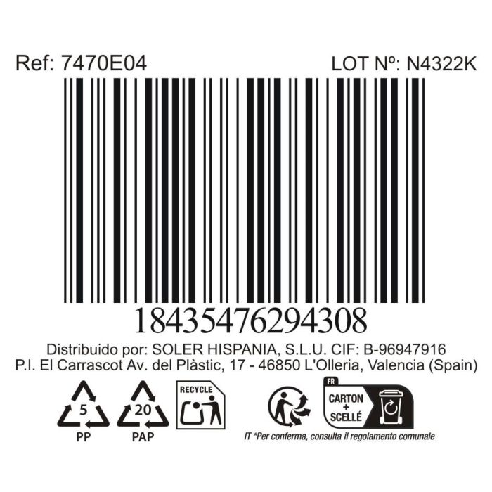 La Mediterranea Plato Black Clay Ø17x2.2 cm (24 Unidades) 3