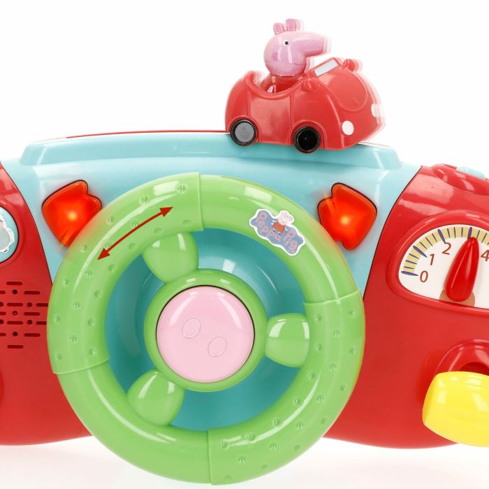 Volante para Carrito de Paseo Peppa Pig 26 x 17 x 7 cm (4 Unidades) 4 Volante para Carrito de Paseo Peppa Pig 26 x 17 x 7 cm (4 Unidades) 4