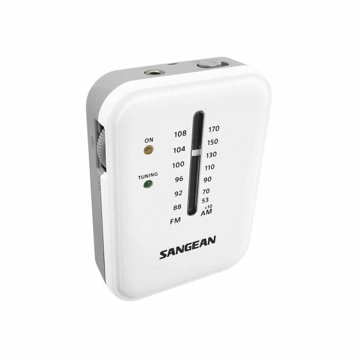 Radio Portátil Sangean SR-32 Blanco AM/FM 1 Radio Portátil Sangean SR-32 Blanco AM/FM 1