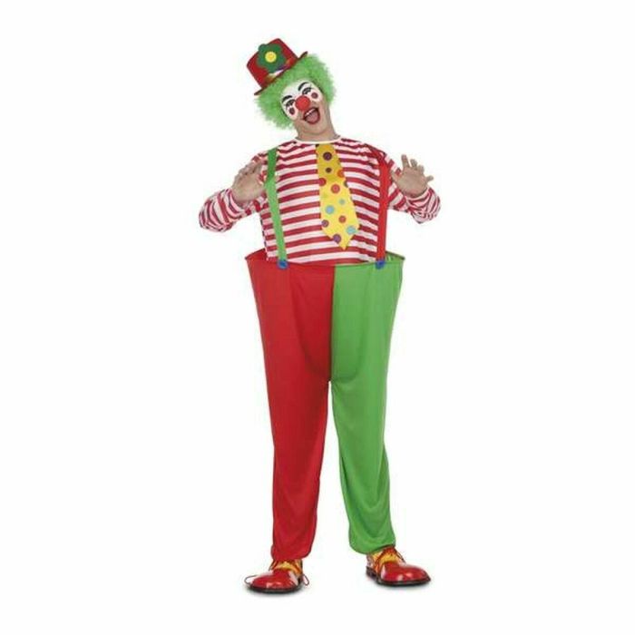 My Other Me Disfraz Payaso Aro Camiseta con Corbata, Pantalones con Tirantes Talla M/L 1