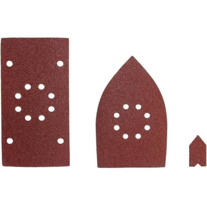 Ryobi EMS180RV Surtido 30 Hojas Abrasivas para Lijadora Multifunción (10 de 1/3 Hoja, 10 Triangulares, 10 de Dedo) Ryobi EMS180RV Surtido 30 Hojas Abrasivas para Lijadora Multifunción (10 de 1/3 Hoja, 10 Triangulares, 10 de Dedo)
