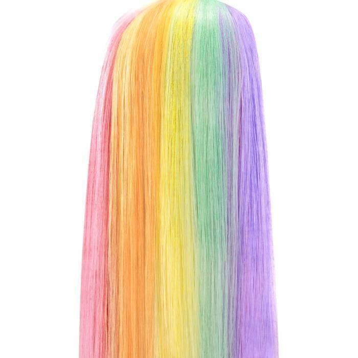 Muñeca rainbow high hair chalk & style doll- amaya. con pelo extra largo para cepillary teñir. 30,48x19x8,10 cm 3