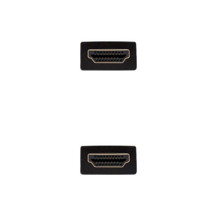 Nanocable 10.15.3805 Cable HDMI 2.0 4K@60Hz 18Gbps HDR ARC 3D Macho-Macho 5m Negro 2 Nanocable 10.15.3805 Cable HDMI 2.0 4K@60Hz 18Gbps HDR ARC 3D Macho-Macho 5m Negro 2