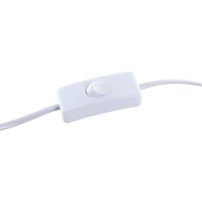 Lampara Sobremesa Urban DKD Home Decor Blanco Natural 22 x 40 x 22 cm (4 Unidades) 3 Lampara Sobremesa Urban DKD Home Decor Blanco Natural 22 x 40 x 22 cm (4 Unidades) 3