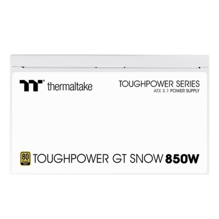 Thermaltake Fuente de Alimentación 850W Toughpower GT Snow ATX 3.1 80 PLUS Gold Blanca Modular 4 Thermaltake Fuente de Alimentación 850W Toughpower GT Snow ATX 3.1 80 PLUS Gold Blanca Modular 4