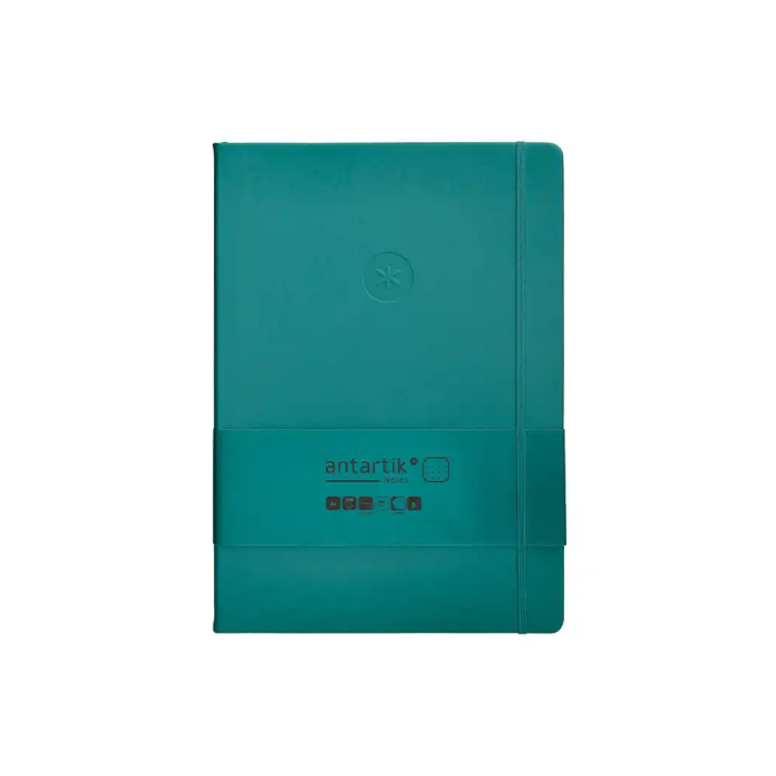 Antartik Cuaderno A4 Tapa Dura Hojas Puntos Verde Aguamarina 100 Hojas 80 Gr 1