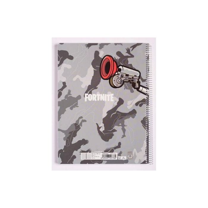 Cuaderno con Espiral Cuadriculado Erik Fortnite CTPMA40024/ A4/ 160 Hojas 1 Cuaderno con Espiral Cuadriculado Erik Fortnite CTPMA40024/ A4/ 160 Hojas 1