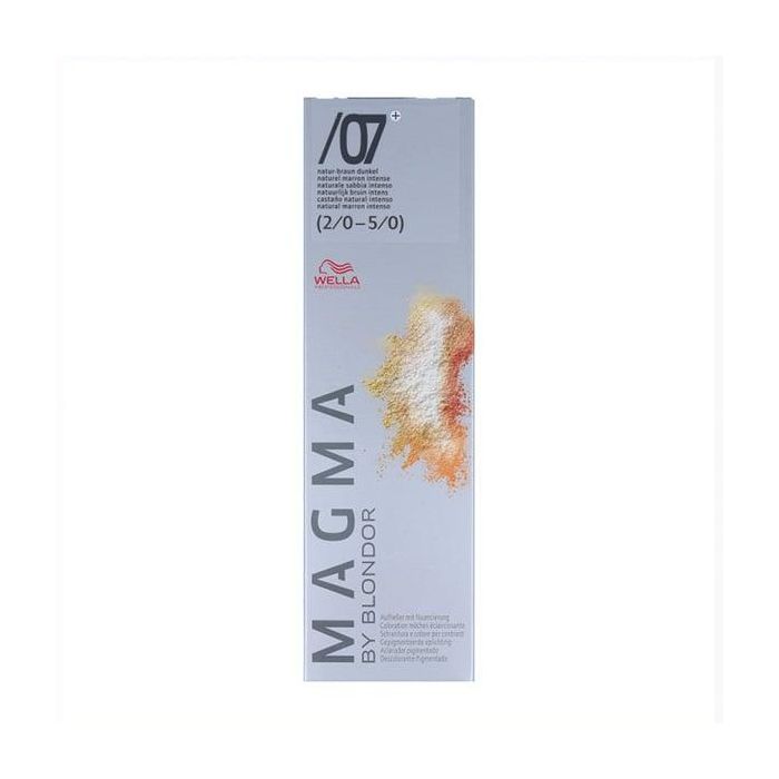 Wella Magma Color /07+ 120G - Aclara y matiza en un solo paso para cabellos naturales y coloreados