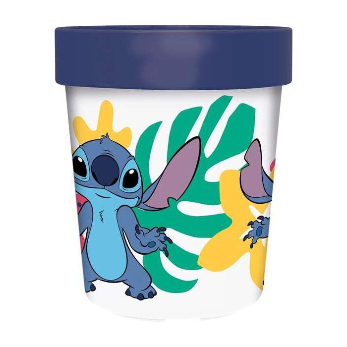 Vaso antideslizante bicolor stich 250 ml Vaso antideslizante bicolor stich 250 ml