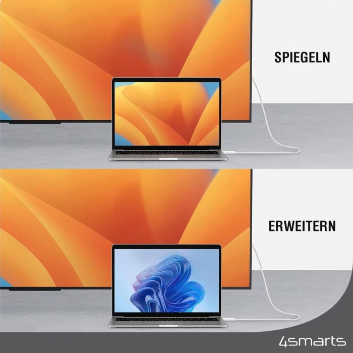 4smarts USB-C auf HDMI Kabel 2m. wei 7 4smarts USB-C auf HDMI Kabel 2m. wei 7