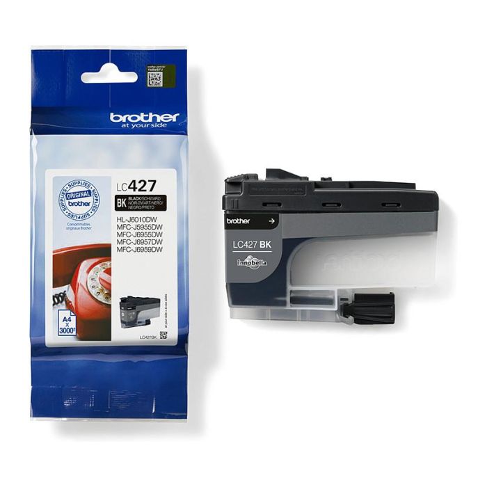 BROTHER cartucho de tinta negro para la mfcj5955dw y mfcj6955dw/LC427BK 1