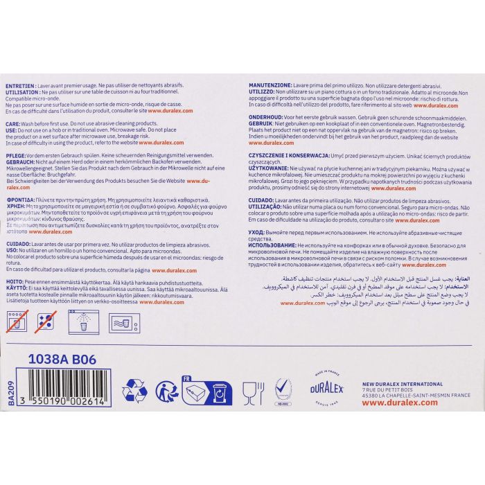 Duralex Set 6 Vasos Transparente 16 cl "Provence" (12 Cajas)