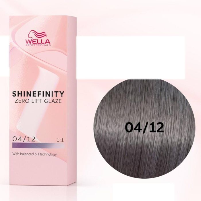 WELLA Shinefinity zero lift glaze tinte 04/12 60 ml