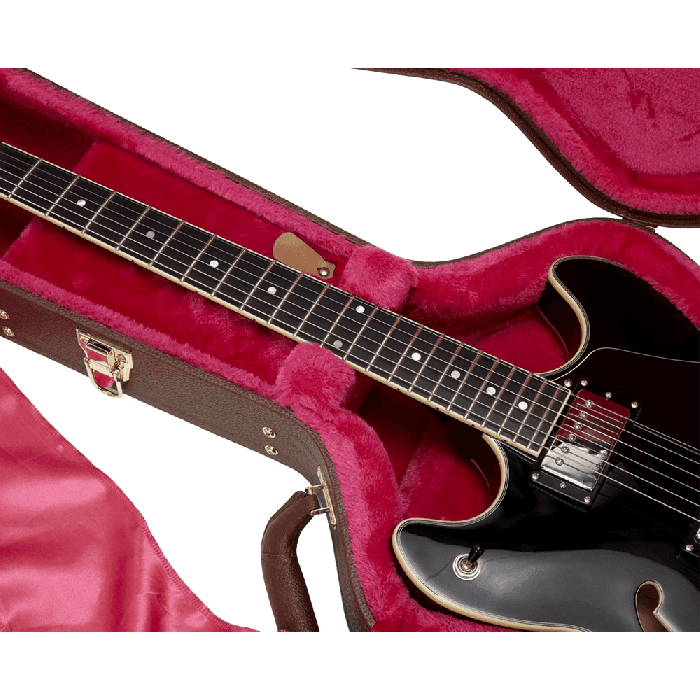 Gator Funda Guitarra GW Deluxe Formato 335/Semi Hollow Marron 6 Gator Funda Guitarra GW Deluxe Formato 335/Semi Hollow Marron 6