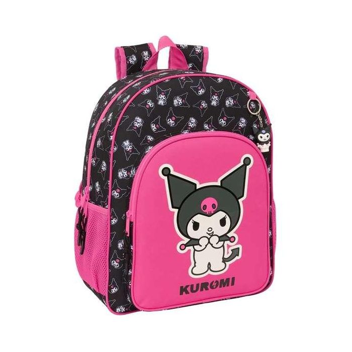 Safta Mochila Adaptable a Carro Kuromi 420x330x140 mm 0 Safta Mochila Adaptable a Carro Kuromi 420x330x140 mm 0