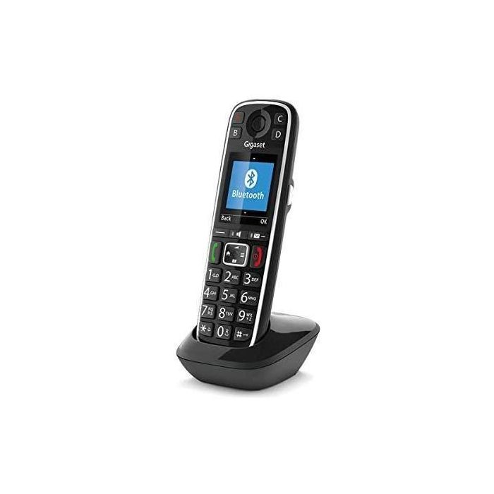 Teléfono inalámbrico Gigaset E720HX - Negro - 200 entradas - SMS - Bluetooth 4.2 Compatible con HSP y HFP Teléfono inalámbrico Gigaset E720HX - Negro - 200 entradas - SMS - Bluetooth 4.2 Compatible con HSP y HFP