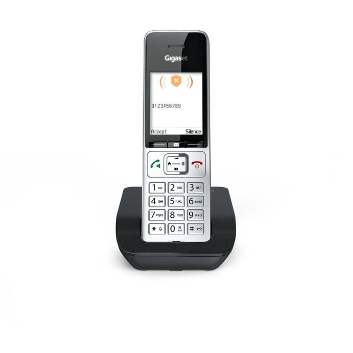 Gigaset COMFORT 500 Teléfono DECT Inalámbrico con Altavoz, Identificador de Llamadas, Agenda 200 Contactos, Negro/Plata 14 Gigaset COMFORT 500 Teléfono DECT Inalámbrico con Altavoz, Identificador de Llamadas, Agenda 200 Contactos, Negro/Plata 14