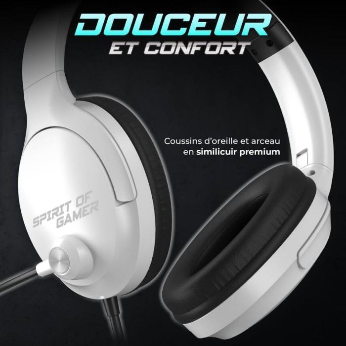 Auriculares con Micrófono Spirit of Gamer Pro H4 Blanco 2